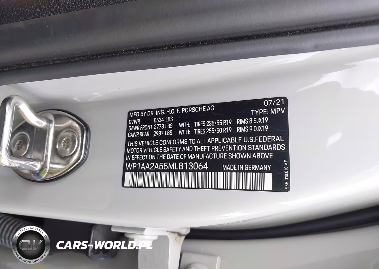 2021 Porsche Macan VIN:WP1AA2A55MLB13064 - 9