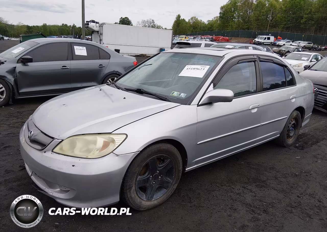 2004 Honda Civic Ex VIN:2HGES26754H613394 - 2