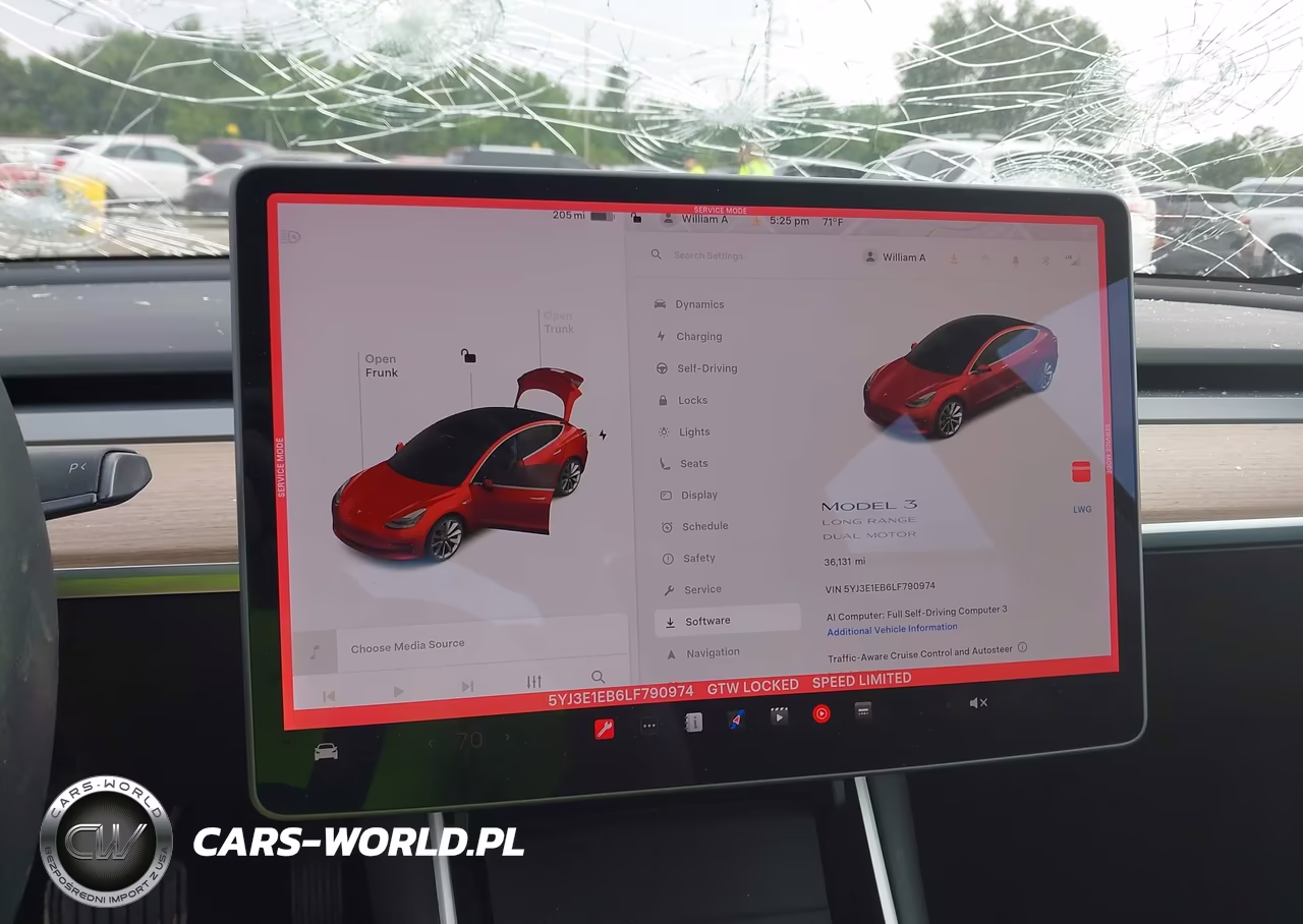 2020 Tesla Model 3 Long Range Dual Motor All-Wheel Drive VIN:5YJ3E1EB6LF790974 - 7