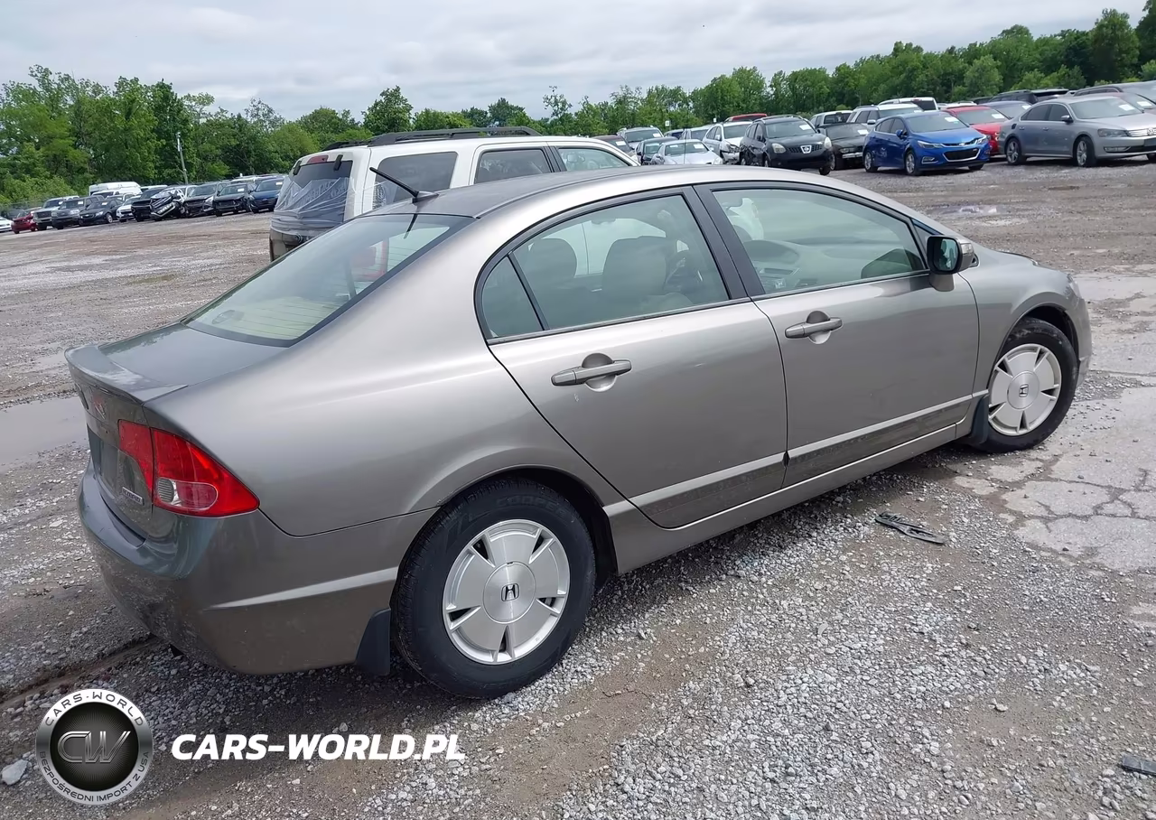 2007 Honda Civic Hybrid VIN:JHMFA362X7S005348 - 4