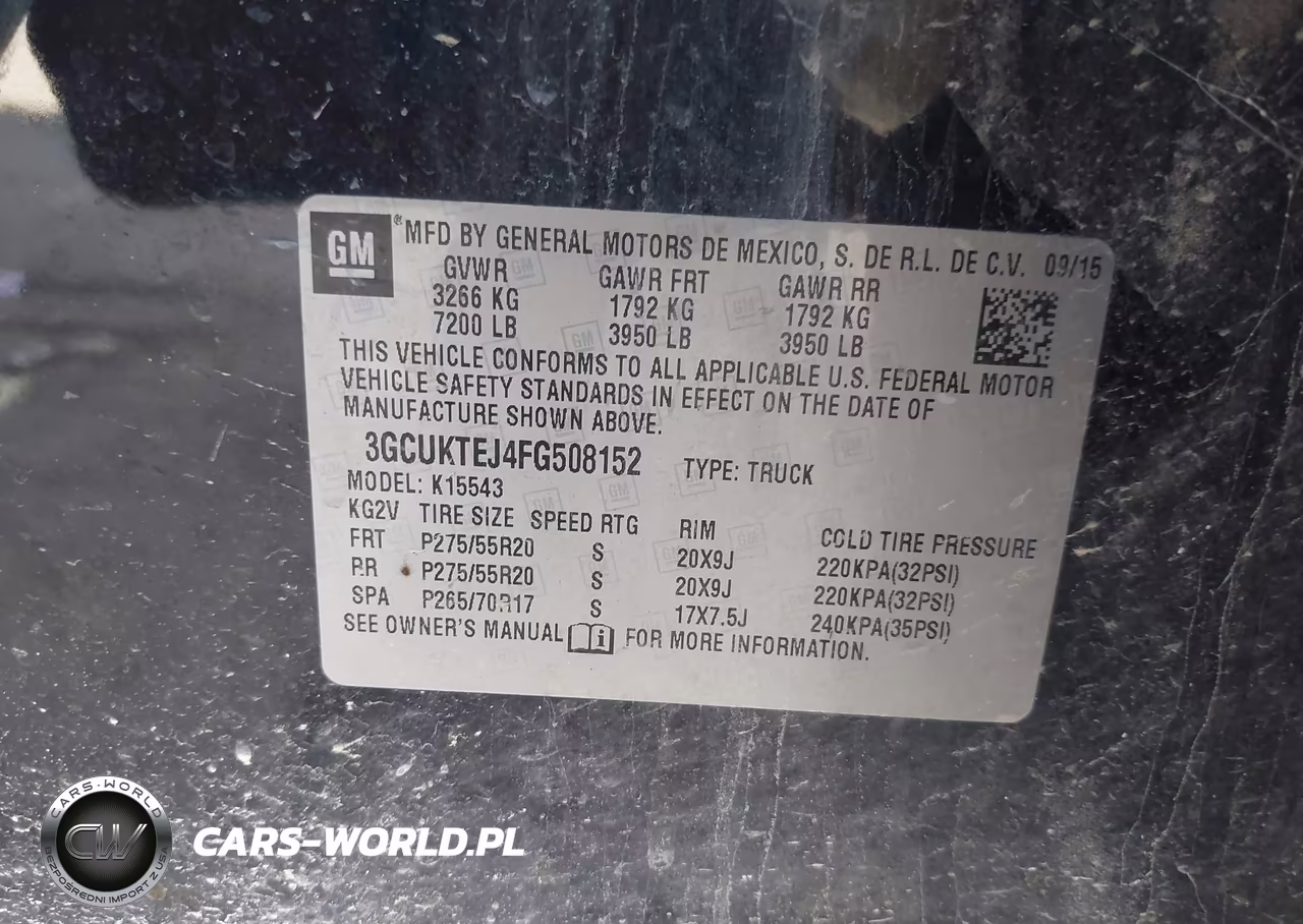 2015 Chevrolet Silverado 1500 High Country VIN:3GCUKTEJ4FG508152 - 9