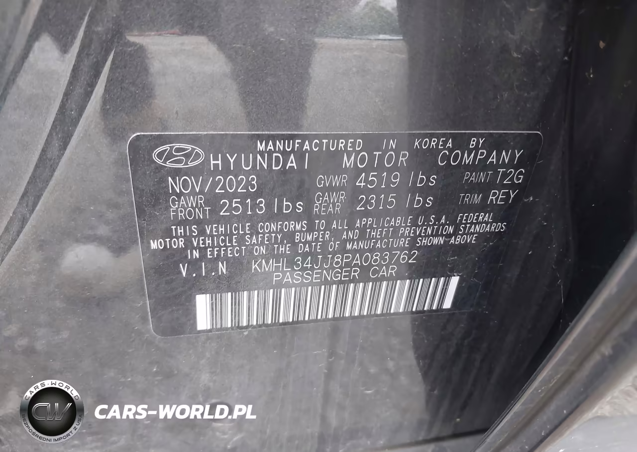2023 Hyundai Sonata Hybrid Sel VIN:KMHL34JJ8PA083762 - 9