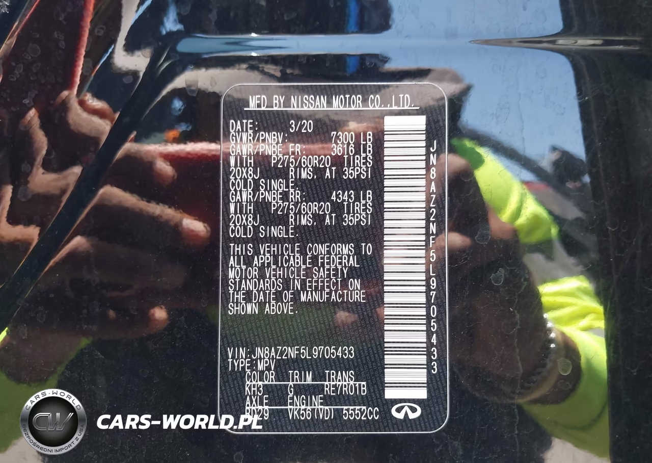 2020 Infiniti Qx80 Luxe VIN:JN8AZ2NF5L9705433 - 9
