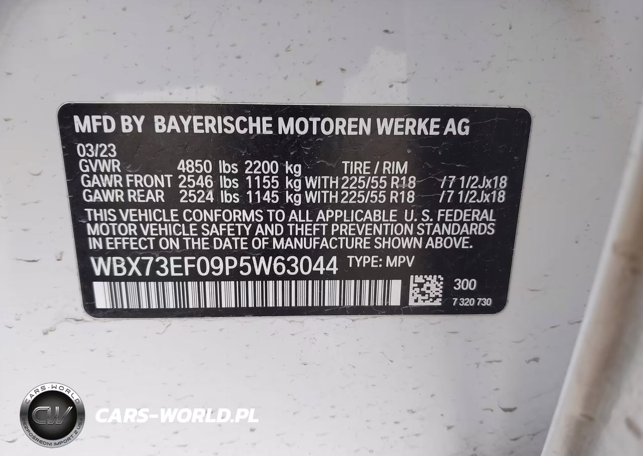 2023 BMW X1 xDrive28I VIN:WBX73EF09P5W63044 - 9