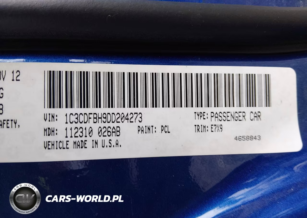 2013 Dodge Dart Sxt VIN:1C3CDFBH9DD204273 - 9