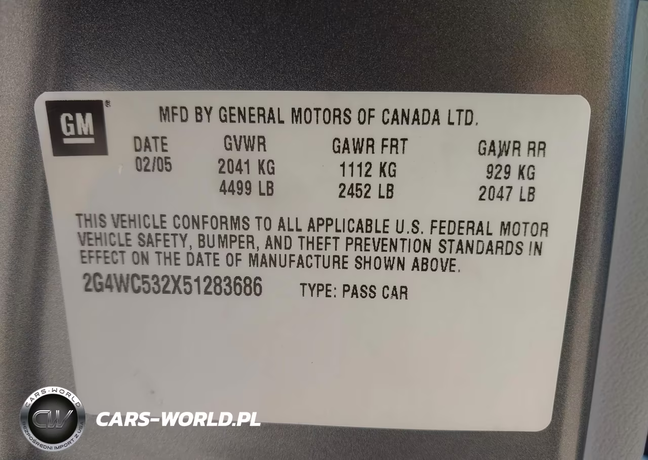 2005 Buick Lacrosse Cx VIN:2G4WC532X51283686 - 9