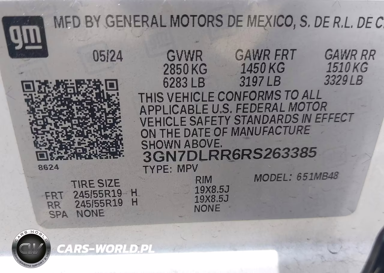 2024 Chevrolet Equinox Ev Lt VIN:3GN7DLRR6RS263385 - 9