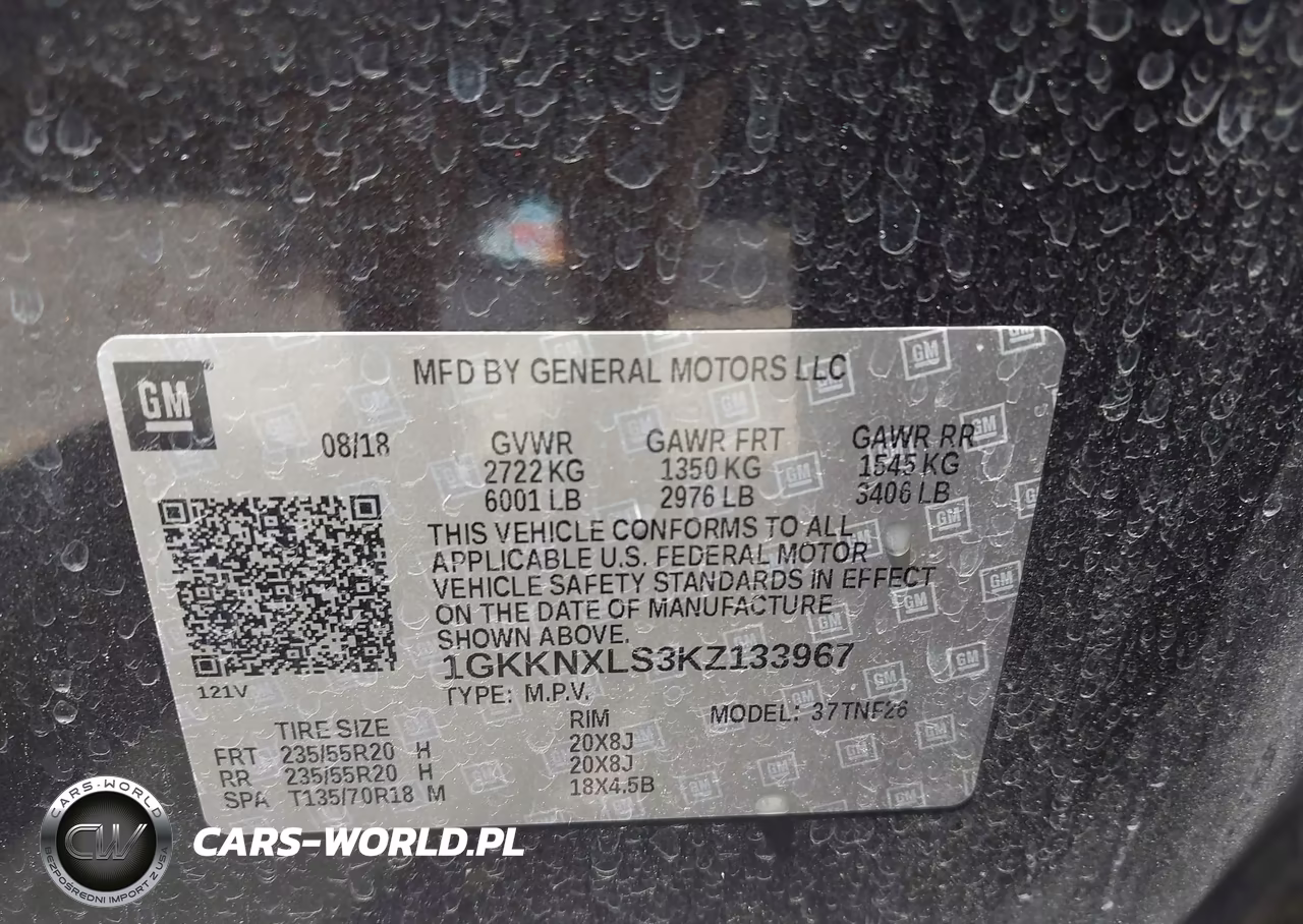 2019 GMC Acadia Denali VIN:1GKKNXLS3KZ133967 - 9