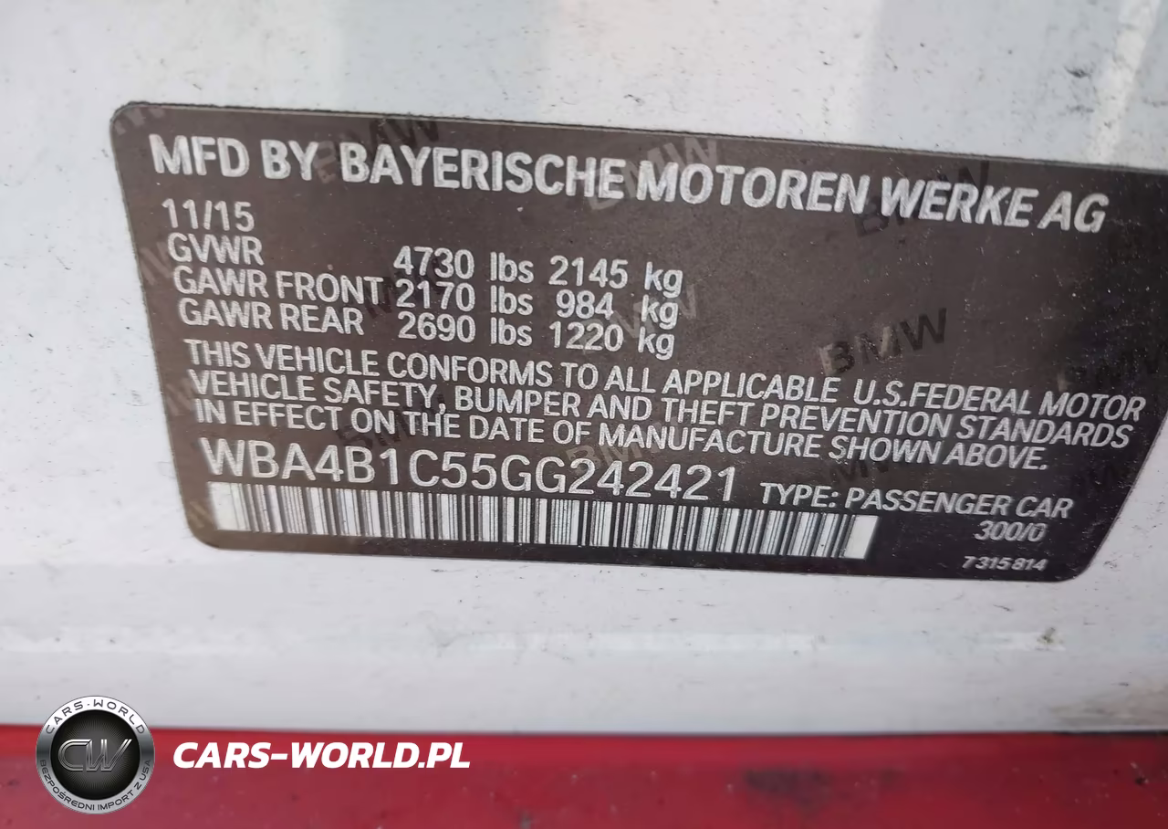 2016 BMW 435I Gran Coupe VIN:WBA4B1C55GG242421 - 9