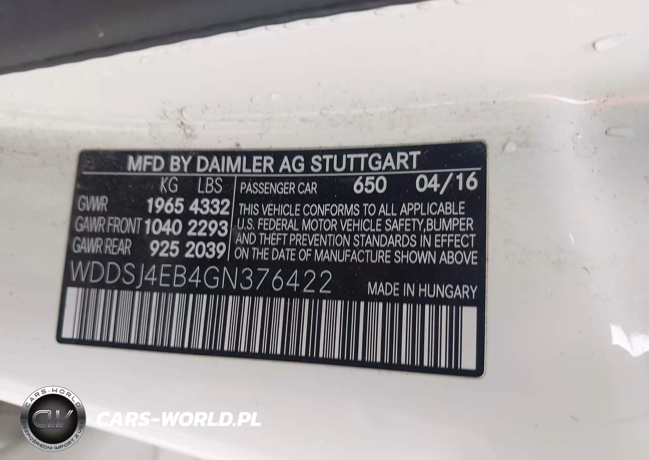 2016 Mercedes-Benz Cla 250 VIN:WDDSJ4EB4GN376422 - 9
