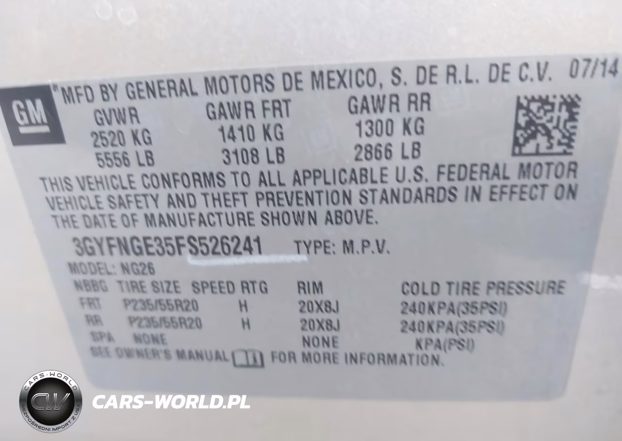2015 Cadillac Srx Premium Collection VIN:3GYFNGE35FS526241 - 9