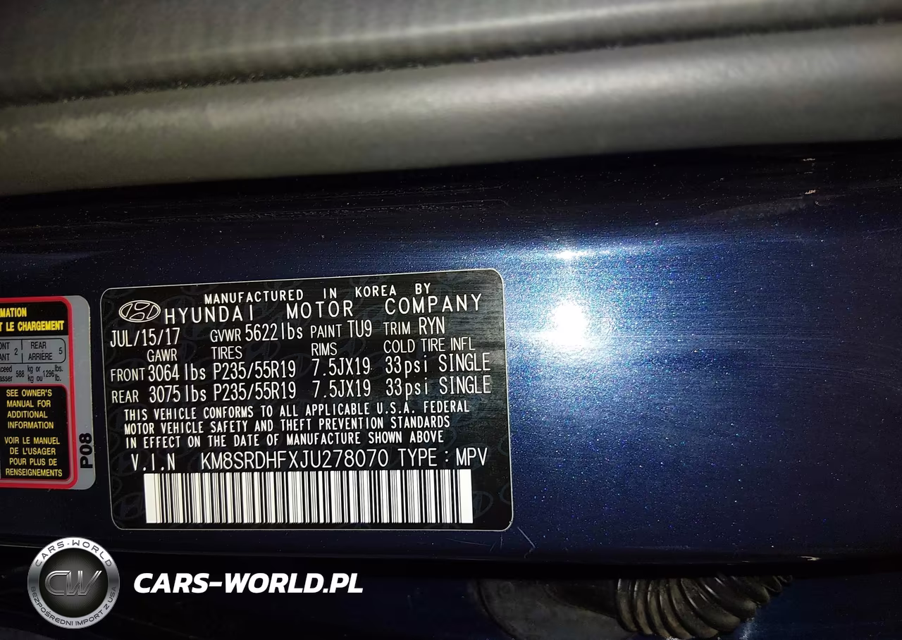 2018 Hyundai Santa Fe Se Ultimate VIN:KM8SRDHFXJU278070 - 9
