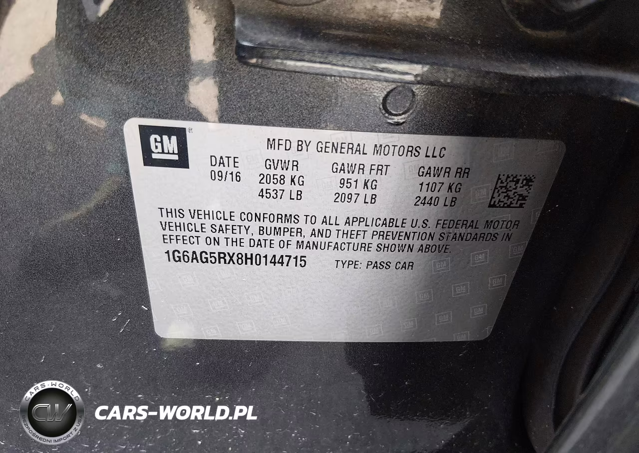 2017 Cadillac Ats Standard VIN:1G6AG5RX8H0144715 - 9