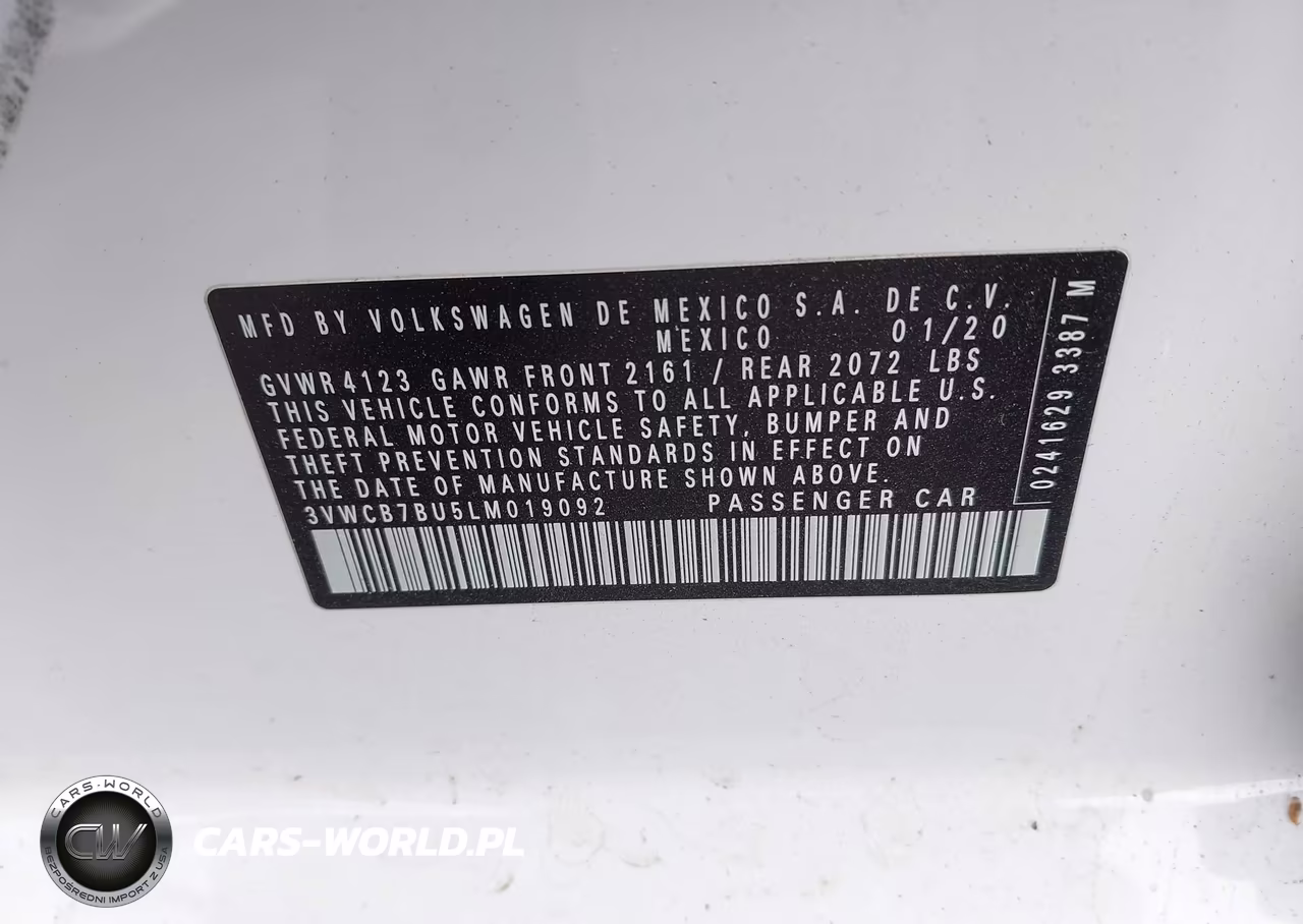 2020 Volkswagen Jetta 1.4T R-Line-1.4T S-1.4T Se VIN:3VWCB7BU5LM019092 - 9