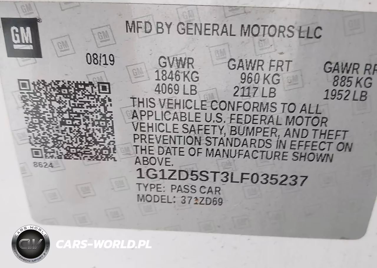 2020 Chevrolet Malibu Fwd Lt VIN:1G1ZD5ST3LF035237 - 9