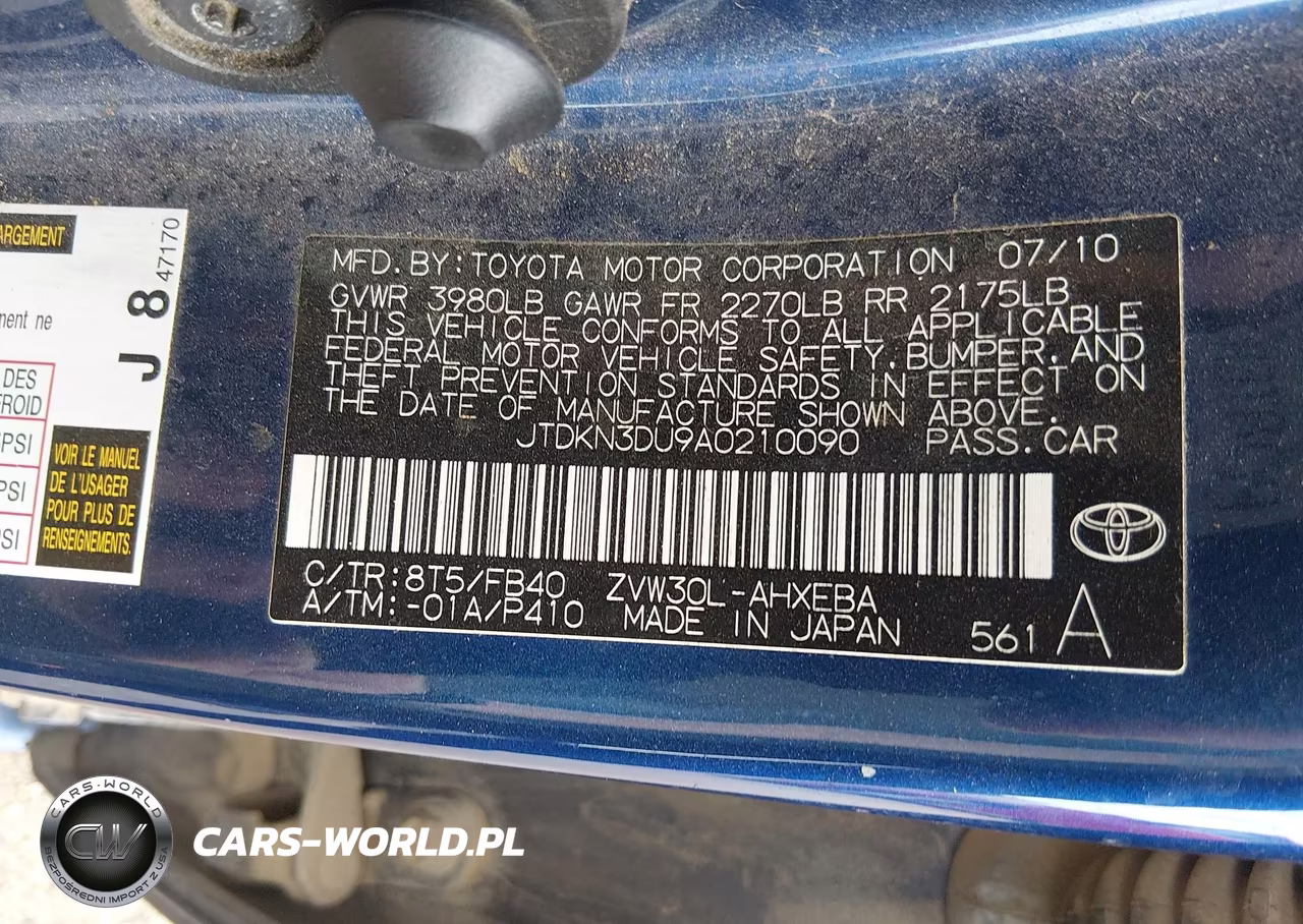 2010 Toyota Prius Ii VIN:JTDKN3DU9A0210090 - 9