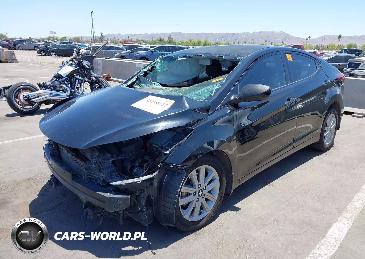 2016 Hyundai Elantra Se VIN:5NPDH4AE6GH691284 - 2