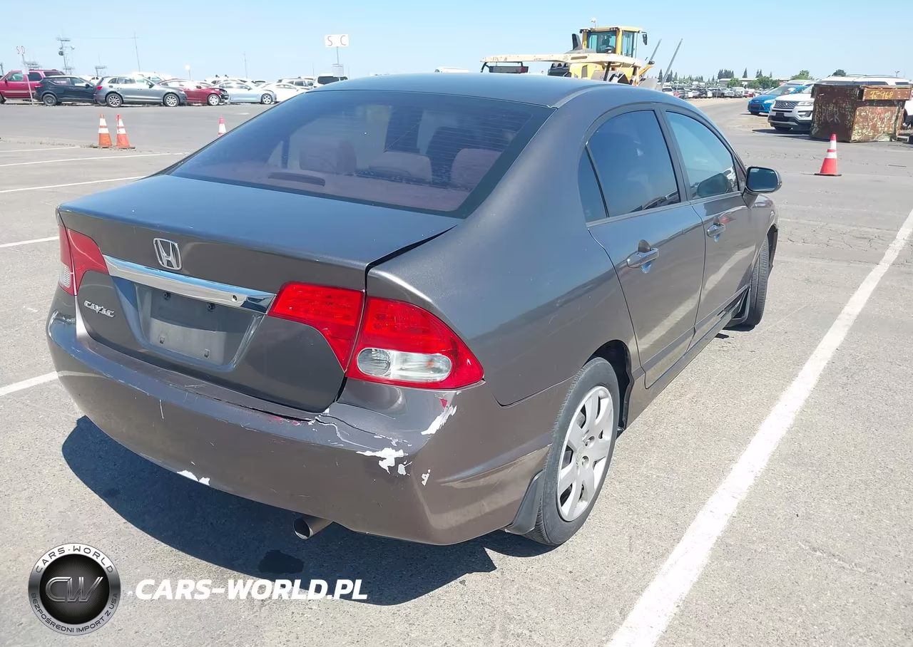 2009 Honda Civic Lx VIN:19XFA16559E021124 - 4
