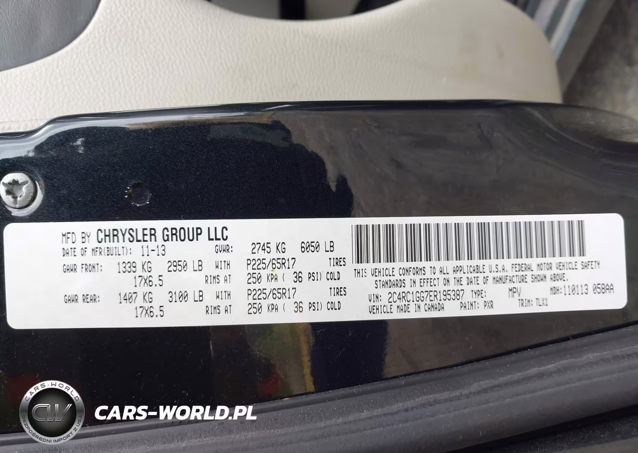 2014 Chrysler Town & Country Limited VIN:2C4RC1GG7ER195387 - 9