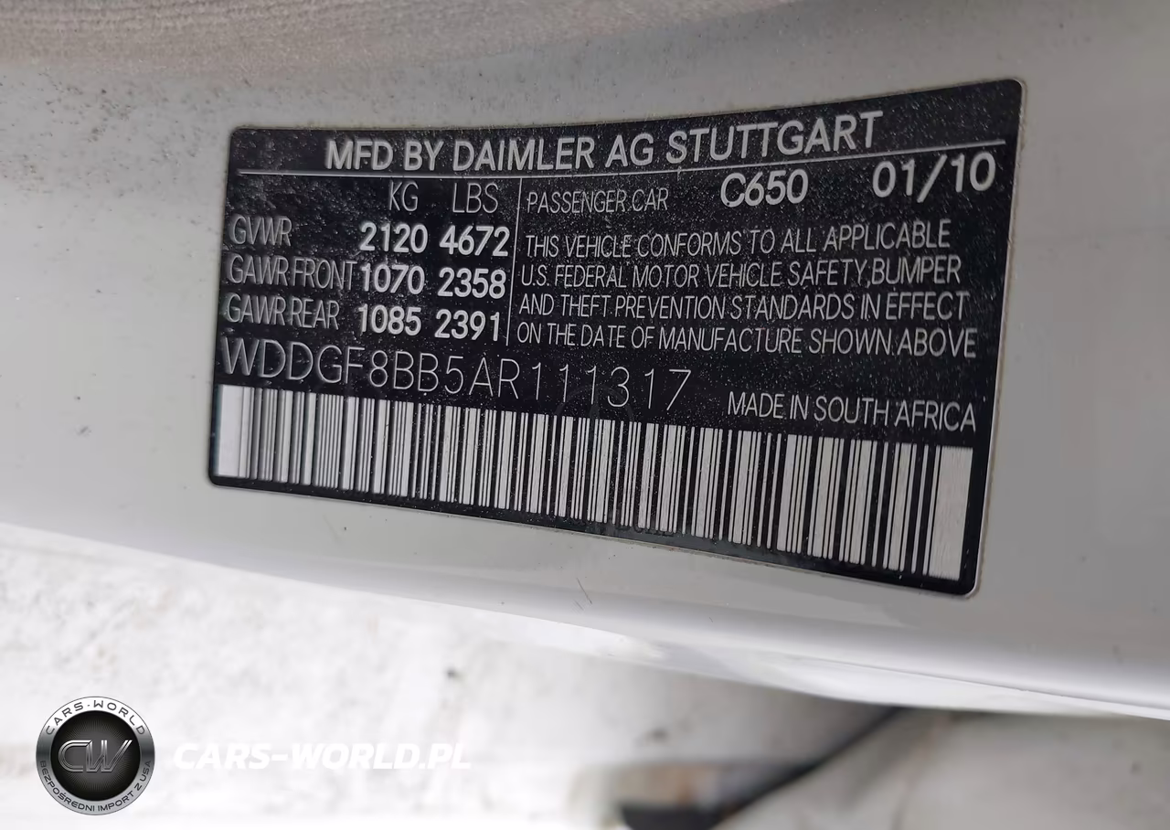 2010 Mercedes-Benz C 300 Luxury 4Matic-Sport 4Matic VIN:WDDGF8BB5AR111317 - 9