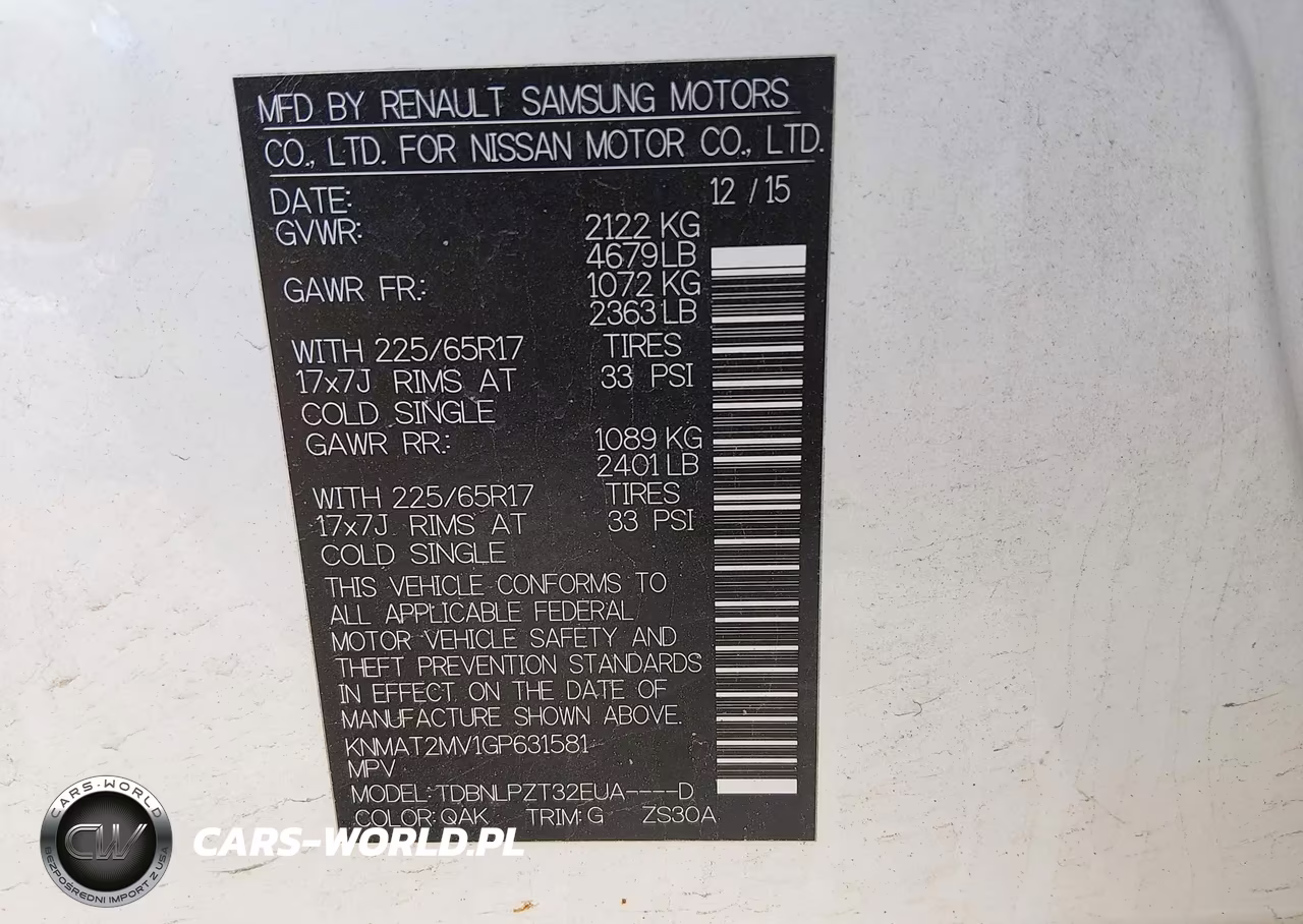 2016 Nissan Rogue S VIN:KNMAT2MV1GP631581 - 9