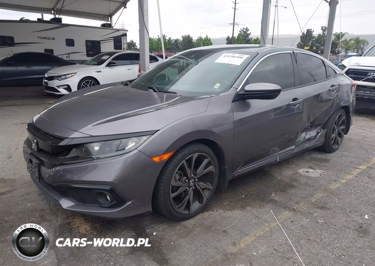 2020 Honda Civic Sport VIN:2HGFC2F83LH553463 - 2