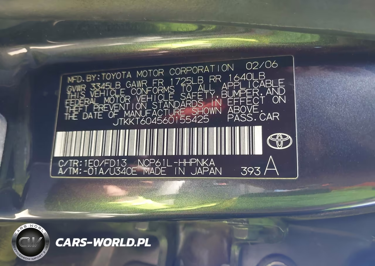 2006 Scion Xa VIN:JTKKT604560155425 - 9