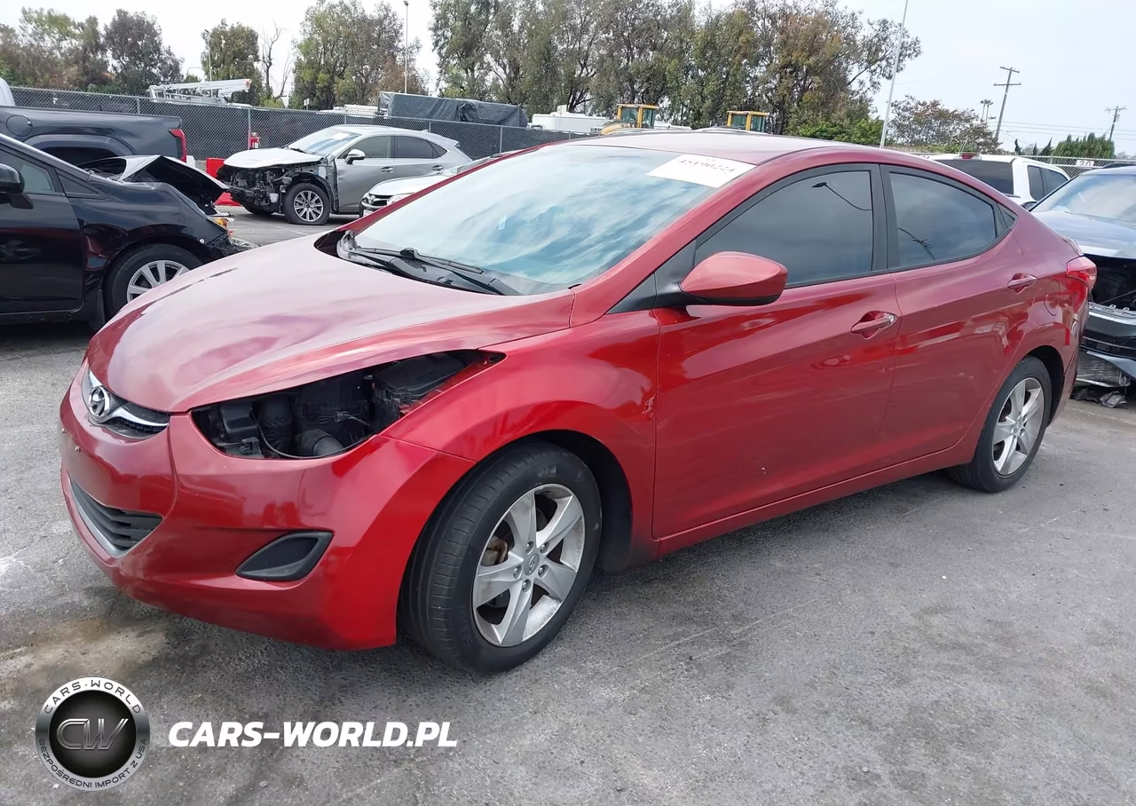 2013 Hyundai Elantra Gls VIN:5NPDH4AEXDH438769 - 2