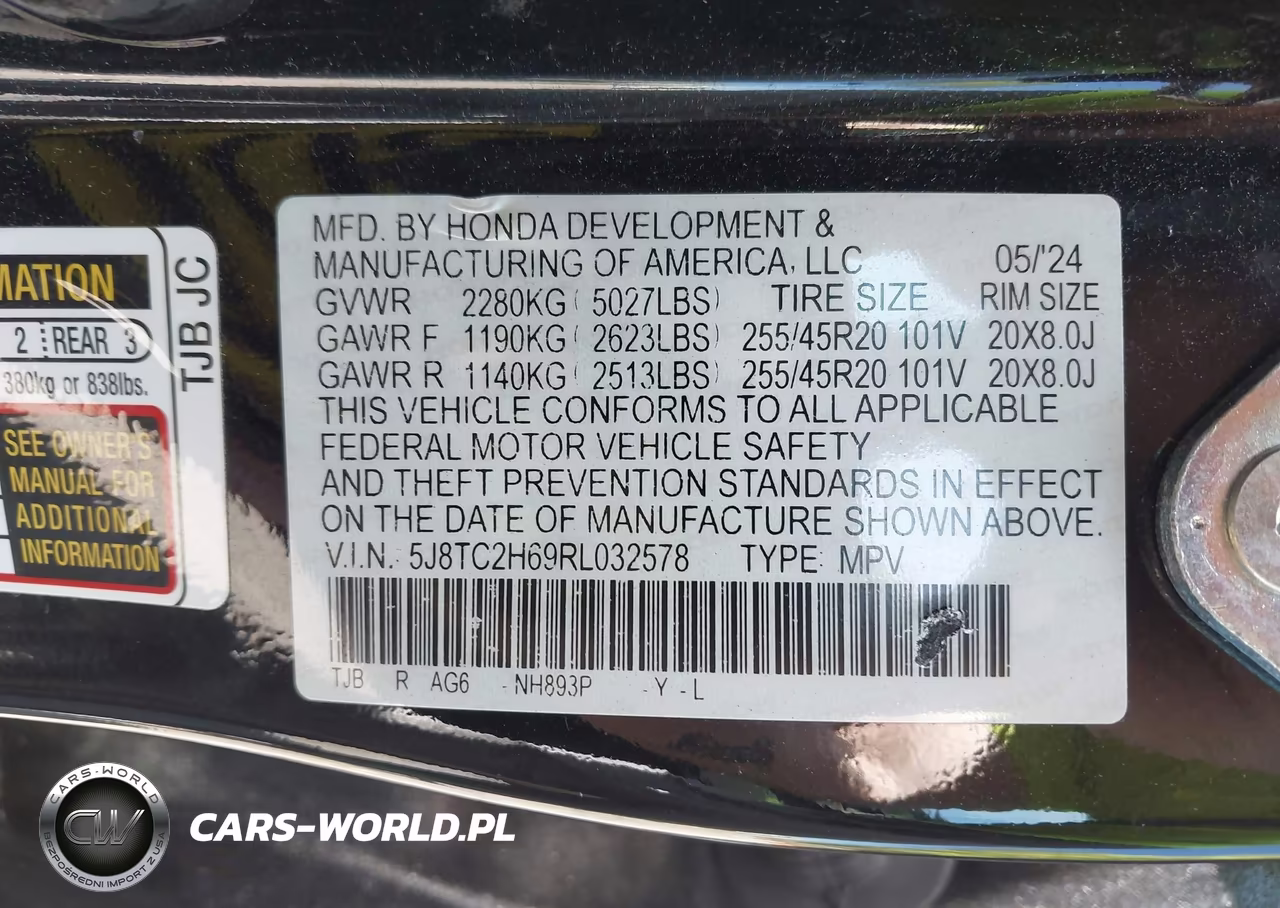 2024 Acura Rdx A-Spec Package VIN:5J8TC2H69RL032578 - 9
