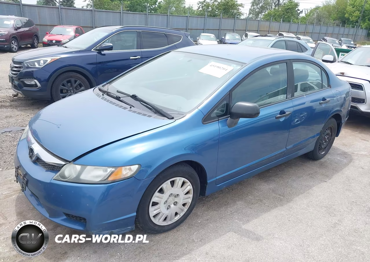 2010 Honda Civic Vp VIN:19XFA1F39AE051987 - 2