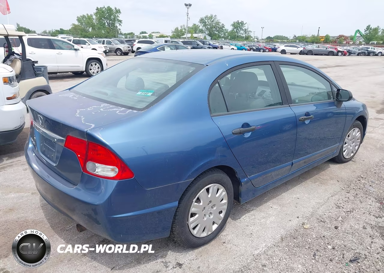 2010 Honda Civic Vp VIN:19XFA1F39AE051987 - 4