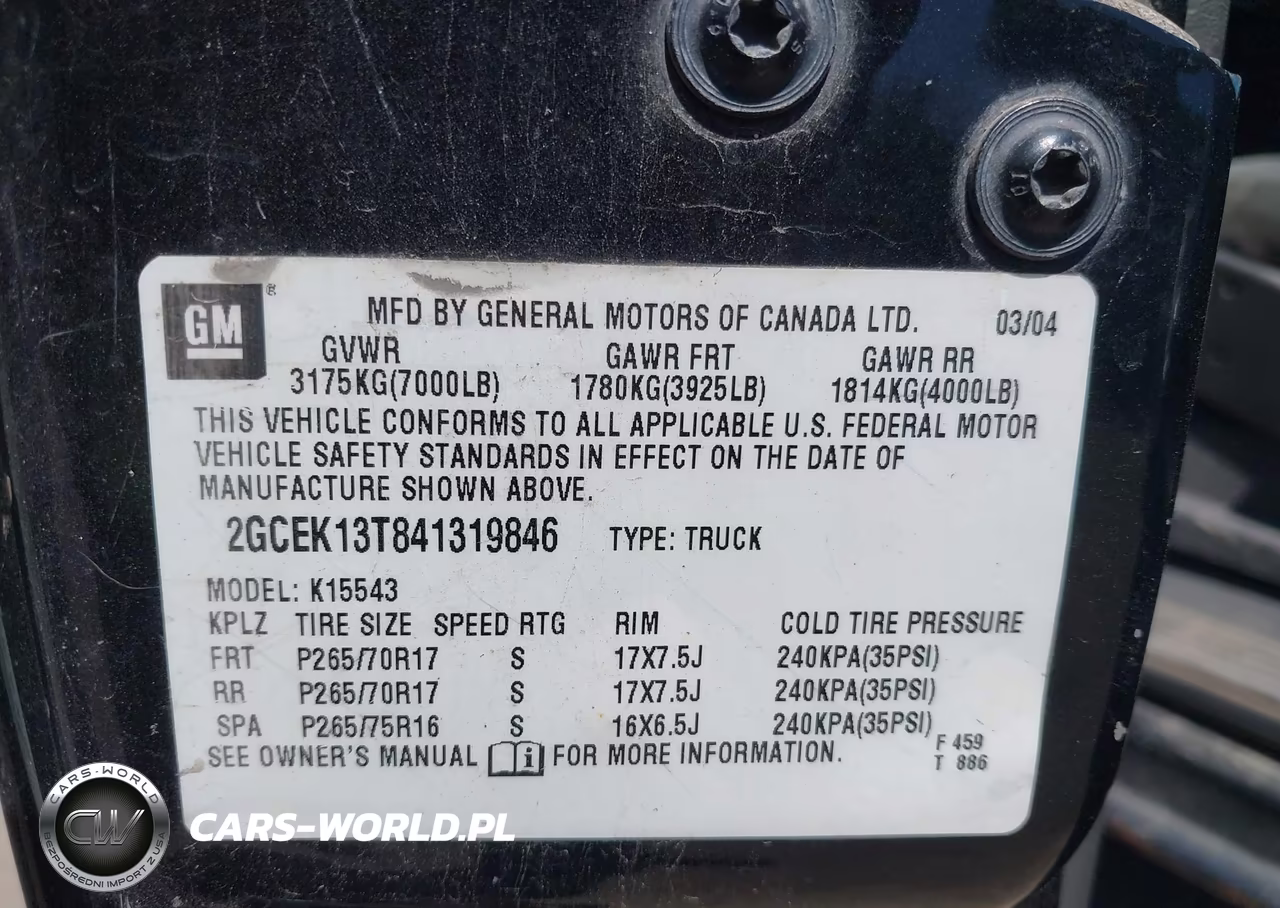 2004 Chevrolet Silverado 1500 Z71 VIN:2GCEK13T841319846 - 9