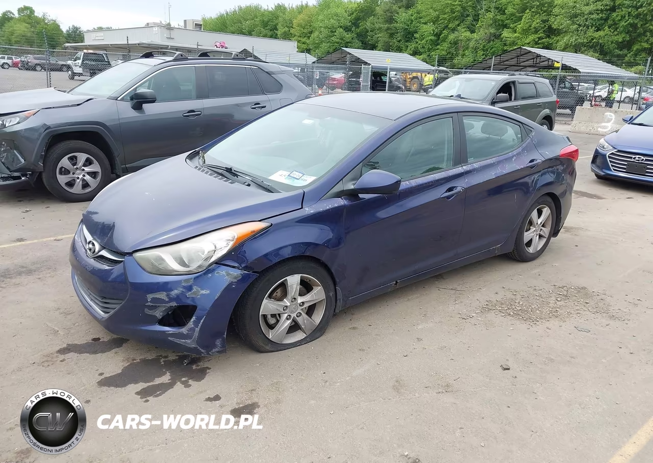 2013 Hyundai Elantra Gls VIN:5NPDH4AE4DH284687 - 2