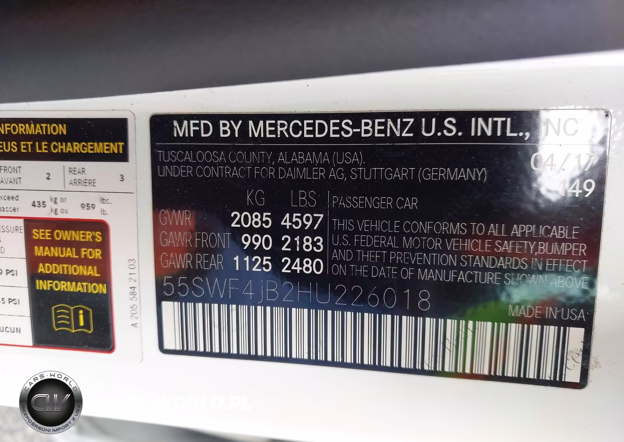 2017 Mercedes-Benz C 300 Sport VIN:55SWF4JB2HU226018 - 9