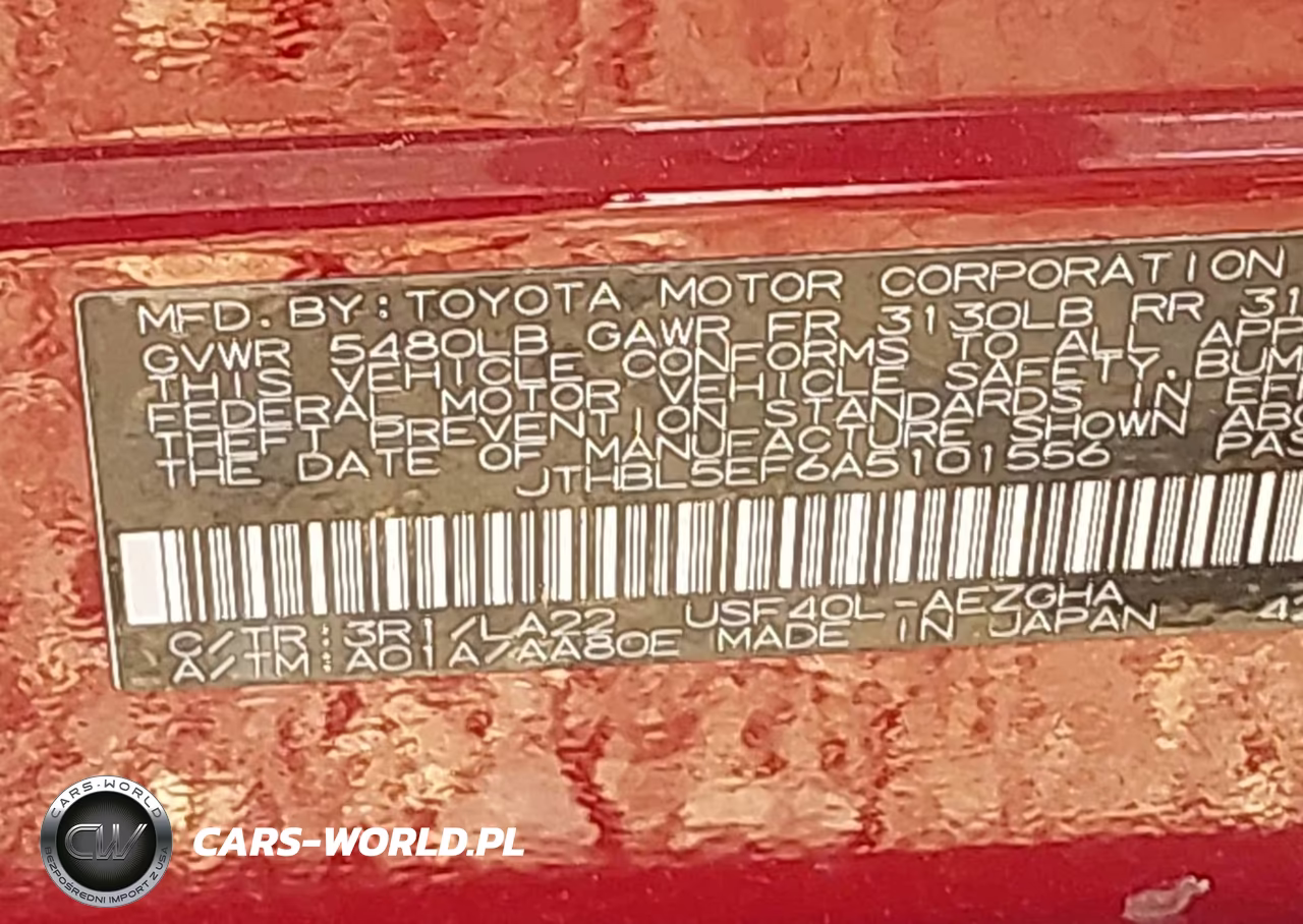 2010 Lexus Ls 460 VIN:JTHBL5EF6A5101556 - 9