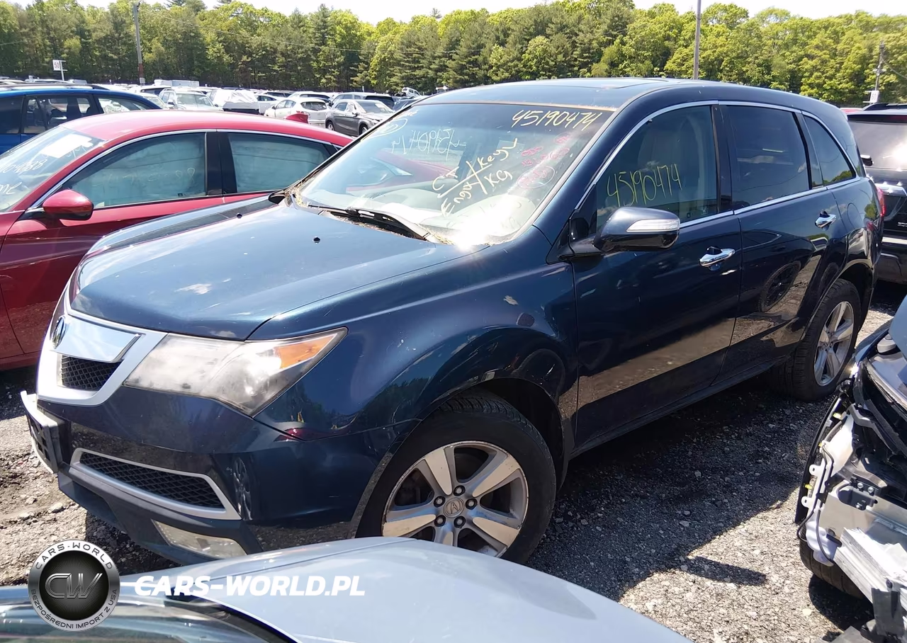 2012 Acura Mdx Technology Package VIN:2HNYD2H35CH547485 - 2