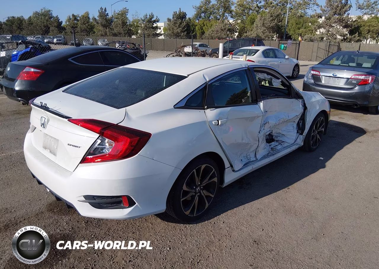 2021 Honda Civic Sport VIN:19XFC2F85ME203117 - 4