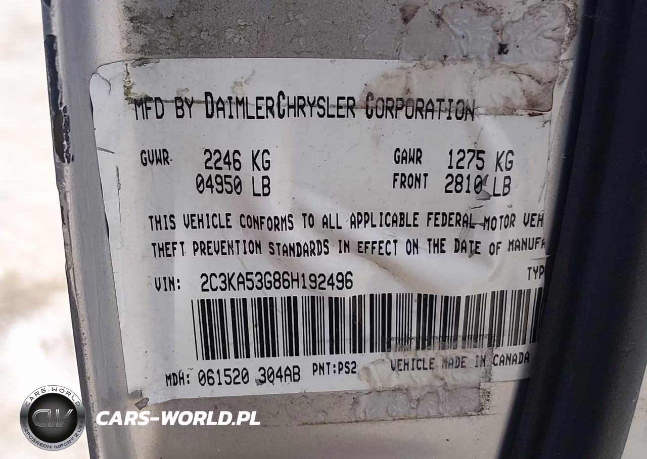 2006 Chrysler 300 Touring VIN:2C3KA53G86H192496 - 9