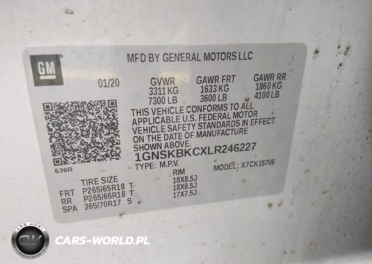 2020 Chevrolet Tahoe 4Wd Lt VIN:1GNSKBKCXLR246227 - 9