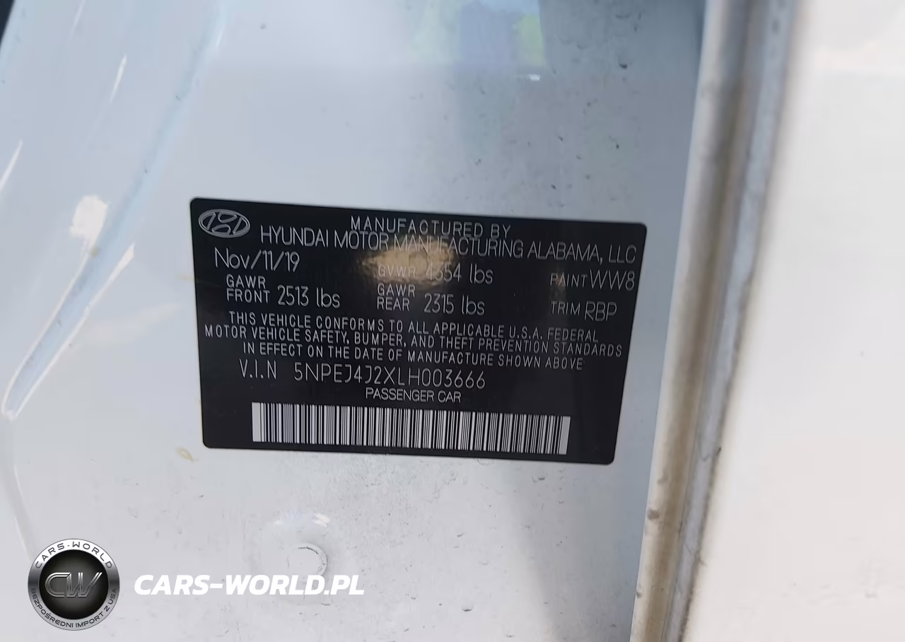 2020 Hyundai Sonata Sel Plus VIN:5NPEJ4J2XLH003666 - 9
