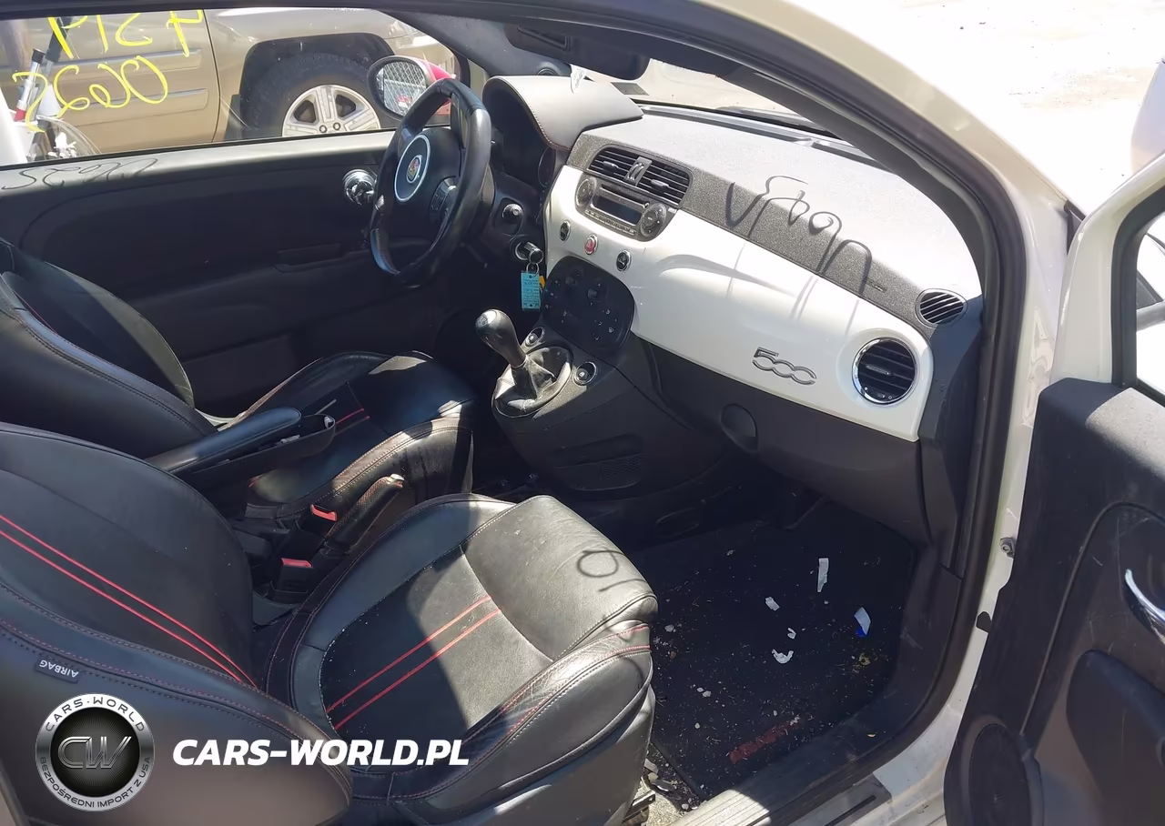 2012 Fiat 500 Abarth VIN:3C3CFFFHXCT306422 - 5