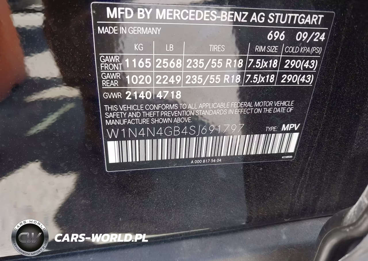 2025 Mercedes-Benz Gla 250 4Matic VIN:W1N4N4GB4SJ691797 - 9