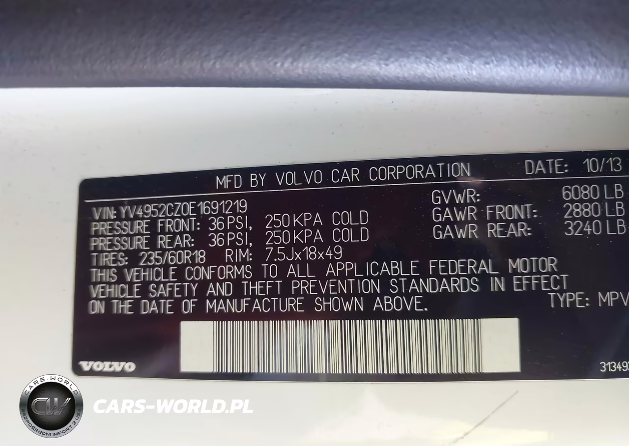 2014 Volvo Xc90 3.2 VIN:YV4952CZ0E1691219 - 9