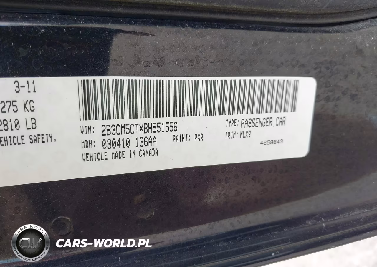 2011 Dodge Charger R-T VIN:2B3CM5CTXBH551556 - 9