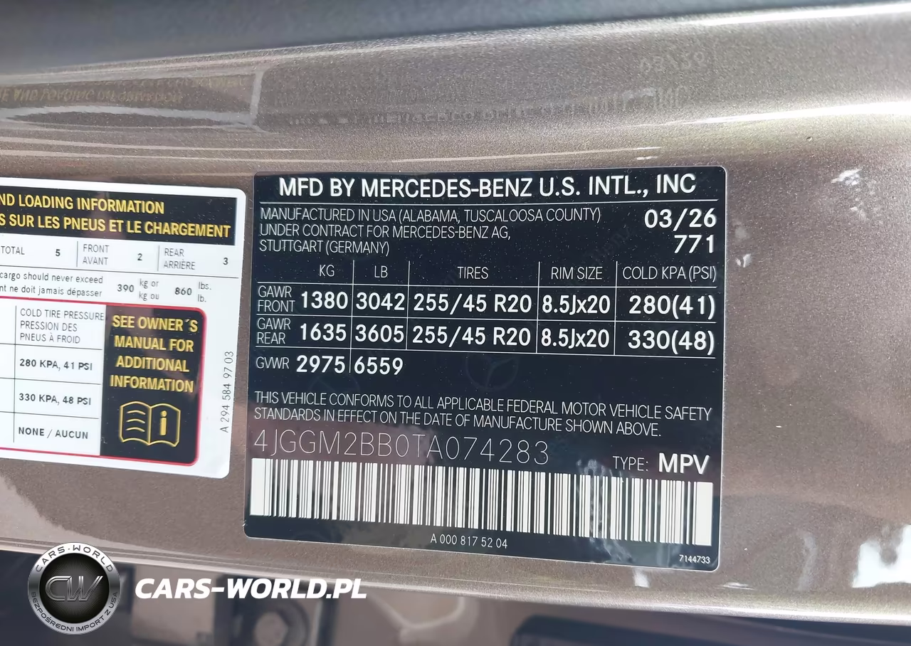 2026 Mercedes-Benz Eqe 320+ Suv VIN:4JGGM2BB0TA074283 - 9