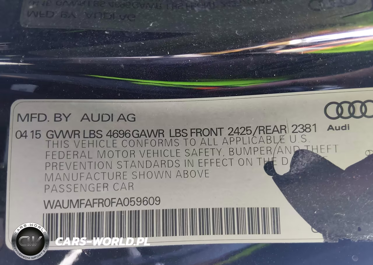 2015 Audi A5 2.0T Premium VIN:WAUMFAFR0FA059609 - 9