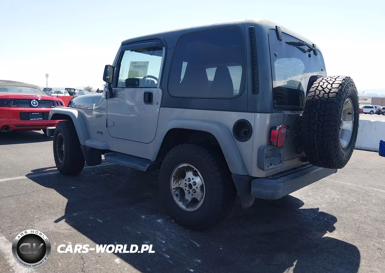 2001 Jeep Wrangler Sport VIN:1J4FA49S81P363328 - 3