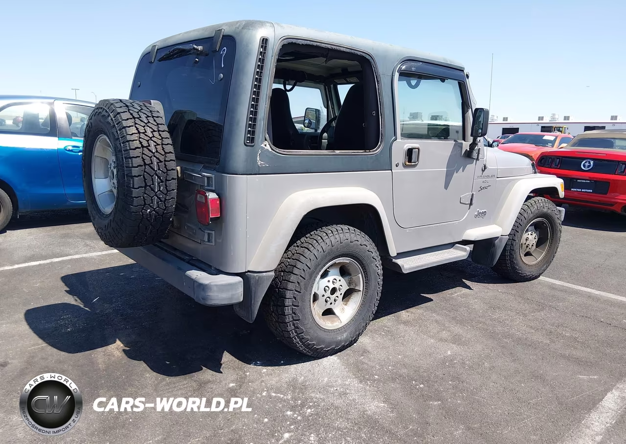 2001 Jeep Wrangler Sport VIN:1J4FA49S81P363328 - 4