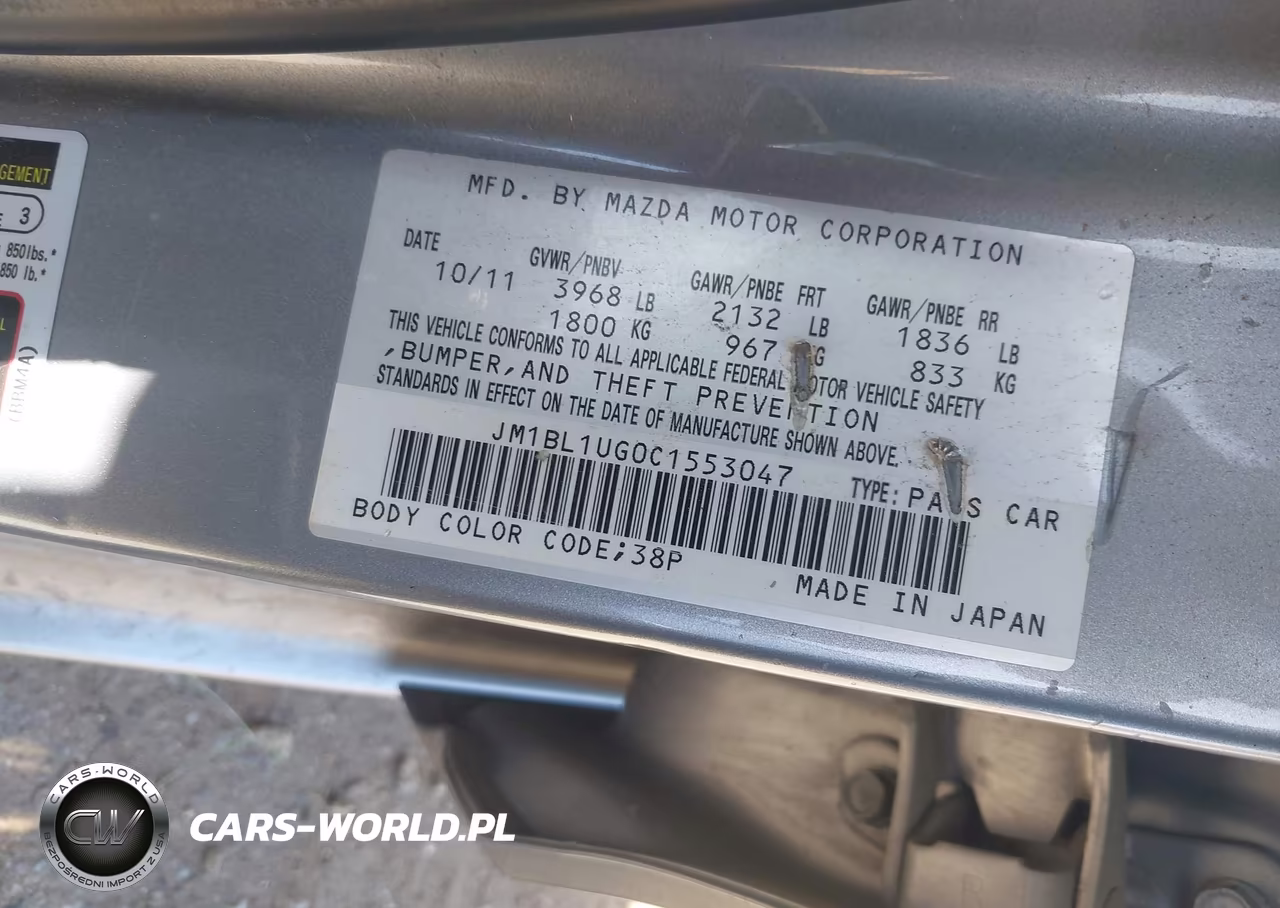 2012 Mazda Mazda3 I Sport VIN:JM1BL1UG0C1553047 - 9