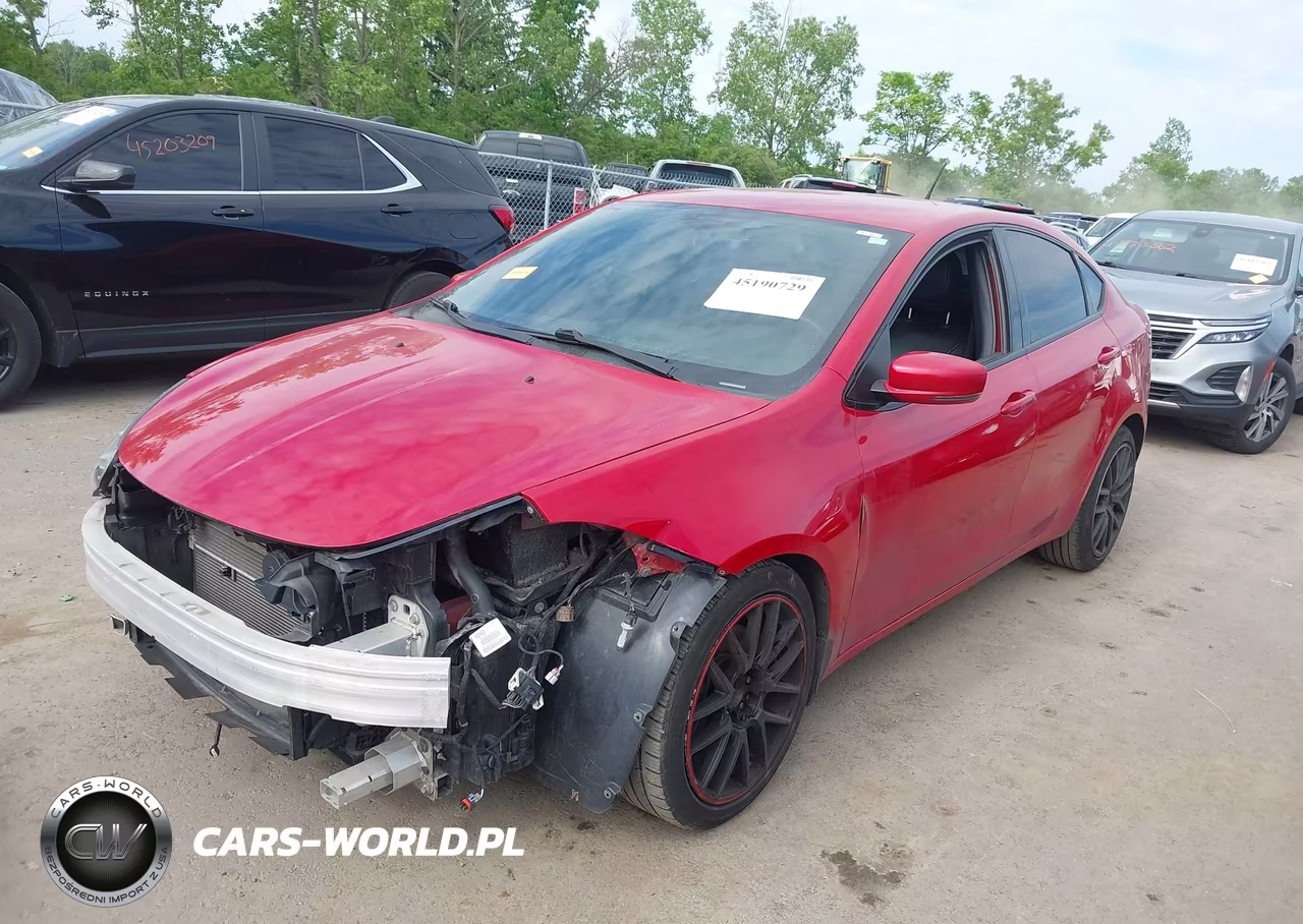 2014 Dodge Dart Gt VIN:1C3CDFEB8ED854592 - 2